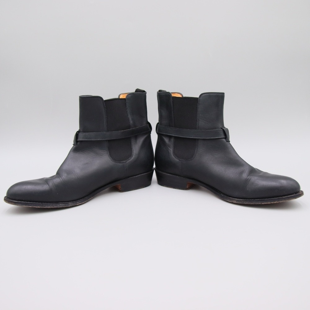 Frye Leather Chelsea Boots Size 10M Black Leather Buckle Strap Ankle Booties - Picture 6 of 9